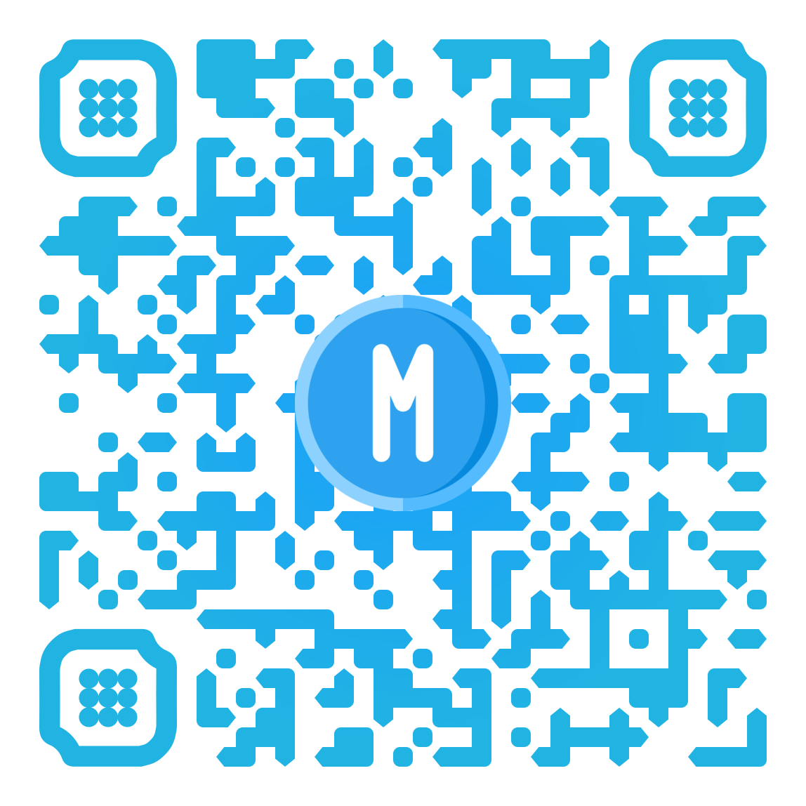Contact Mughal Computer Services QR Code on Messenger